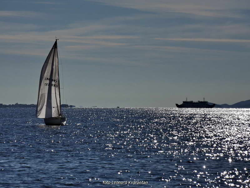 Zadarska Koka 2016. gledana s mora. Foto: Leonard Kvarantan Zadarska Koka 2016. gledana s mora. Foto: Leonard Kvarantan