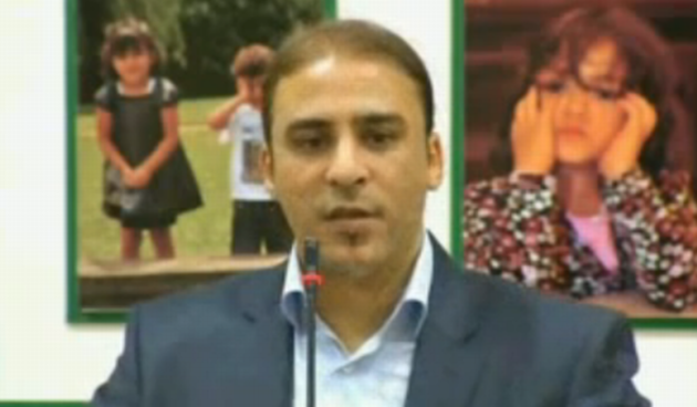 uhicen Musa Ibrahim, gadafijev glasnogovornik, screenshot youtube