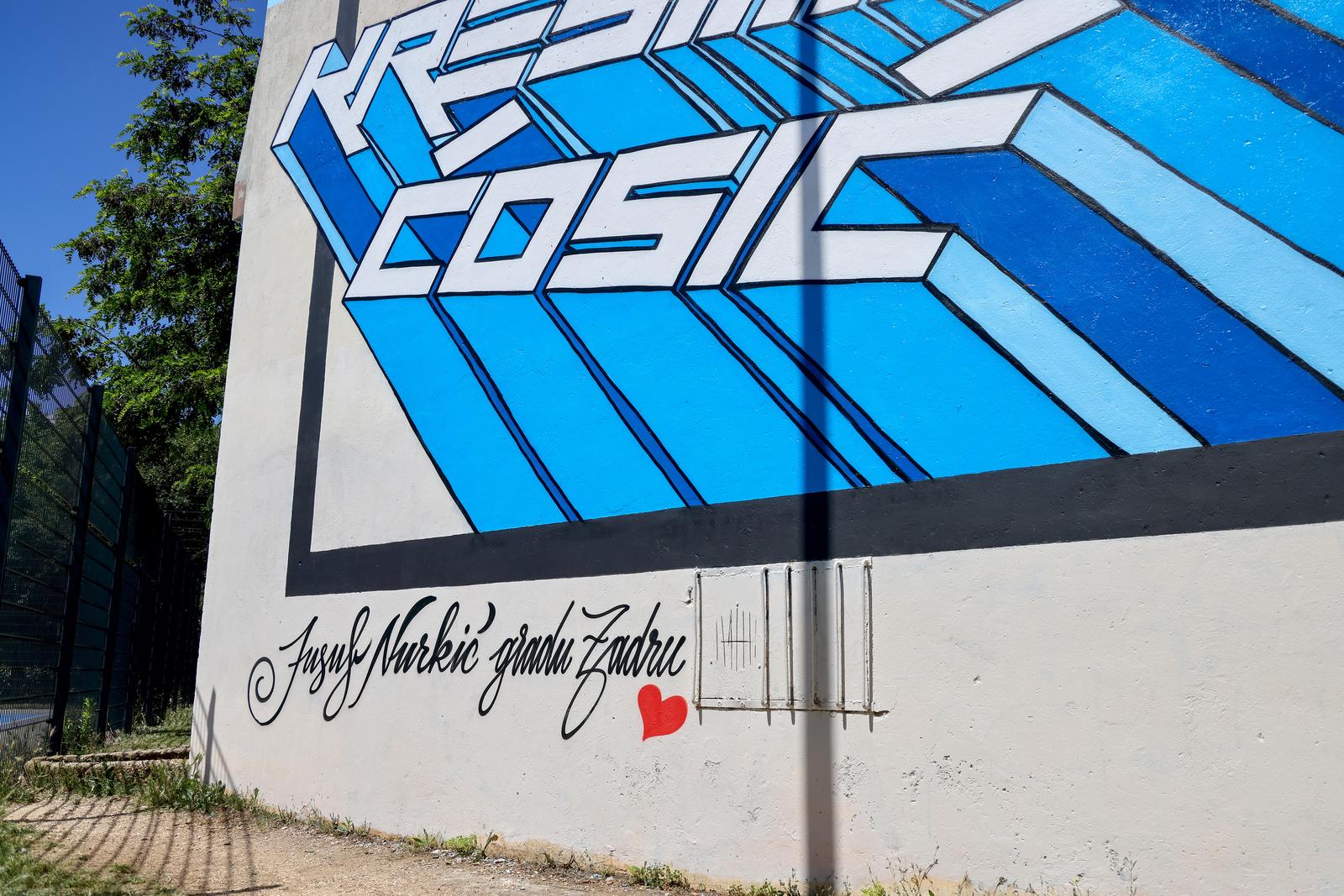 Krešimira Ćosić – mural Krešimira Ćosić – mural