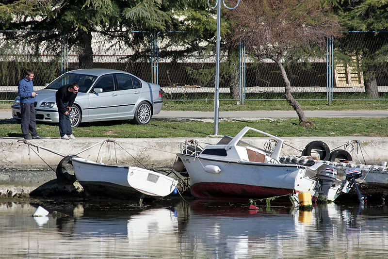 Oseka u Zadru more se povuklo nekih 50-ak cm