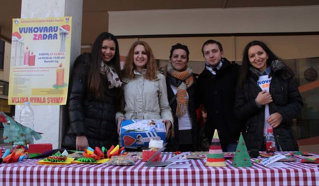 Vukovaru ZaDar na Narodnom trgu, foto: Iva Perinčić