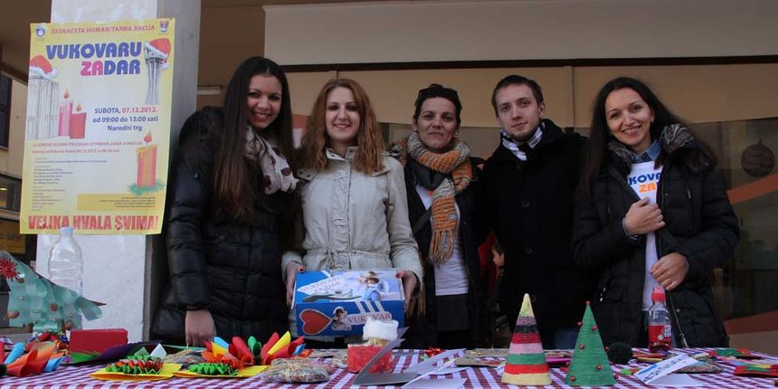 Vukovaru ZaDar na Narodnom trgu, foto: Iva Perinčić