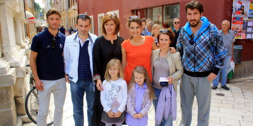 Narodni trg: Humanitarna akcija “Karta života” za malenu Stephanie, foto: Mladen Malik