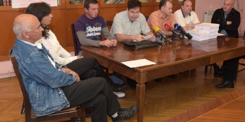 Radnici tvrtki koje već mjesecima ne isplaćuju plaće traže bolju pravnu zaštitu radnika, Photo: Dino Stanin/PIXSELL