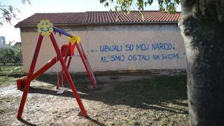 Kolonom sjećanja i polaganjem vijenaca obilježena 23. obljetnica stradanja Škabrnje, Foto: Filip Brala/PIXSELL Kolonom sjećanja i polaganjem vijenaca obilježena 23. obljetnica stradanja Škabrnje, Foto: Filip Brala/PIXSELL