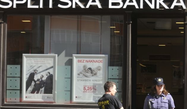 Pljačka Splitska banka, foto: CROPIX