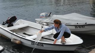 Otok Vir gotovo je potopljen uslijed jakog kišnog i grmljavinskog nevremena koje traje već drugi dan, Photo: Damir Špehar/PIXSELL Otok Vir gotovo je potopljen uslijed jakog kišnog i grmljavinskog nevremena koje traje već drugi dan, Photo: Damir Špehar/PIXSELL