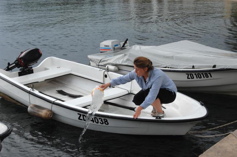 Otok Vir gotovo je potopljen uslijed jakog kišnog i grmljavinskog nevremena koje traje već drugi dan, Photo: Damir Špehar/PIXSELL Otok Vir gotovo je potopljen uslijed jakog kišnog i grmljavinskog nevremena koje traje već drugi dan, Photo: Damir Špehar/PIXSELL