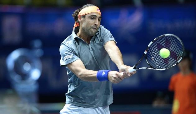 06.02.2015., Dom sportova, Zagreb – 10. ATP turnir PBZ Zagreb Indoors 2015, cetvrtfinale, Marcos Baghdatis (Cip) – Mikhail Youzhny (Rus). Photo: Sanjin Strukic/PIXSELL
