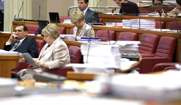 13.06.2013., Zagreb – Raspravom o izmjenama zakona o radu nastavljena je sjednica Sabora RH. Photo: Patrik Macek/PIXSELL