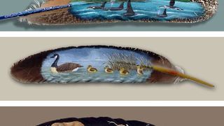 Slikarije na perju (foto: Andfunforall.blogspot.com)