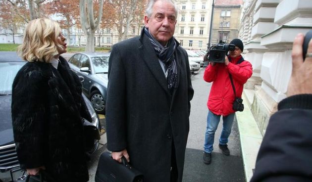 Ivo Sanader dolazi na pripremno sudsko rociste na Zupanijski sud za Hypo i Ina-MOL. Photo: Jurica Galoic/PIXSELL