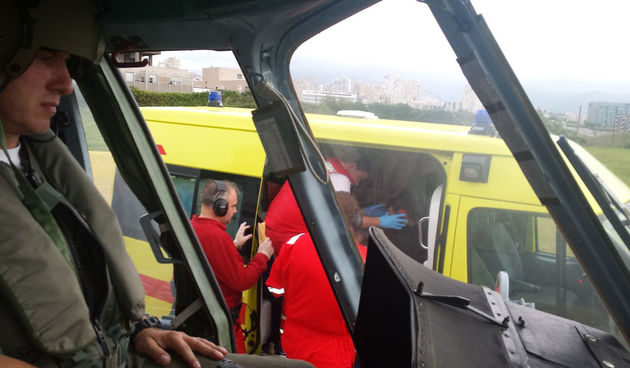 Helikopterom HRZ i PZO-a prevezena beba s otoka Visa
