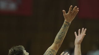 Katowice, 180909.
Dvorana Sport Arena Spodek.
Europsko prvenstvo u kosarci u Poljskoj, cetvrtfinale izmedju Slovenije i Hrvatske.
Na slici: Mario Kasun.
Foto: Drago Sopta  / CROPIX