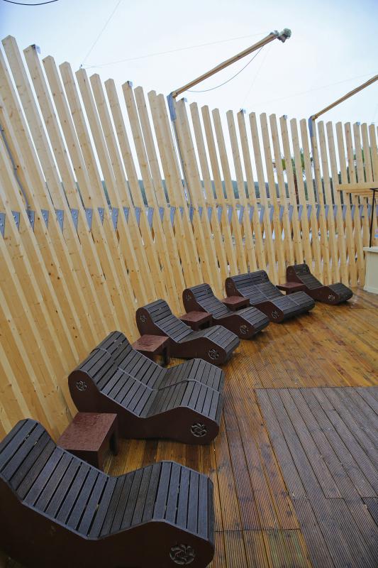 Pag, Zrce – Klub Kalypso na popularnoj plazi Zrce sezonu 2014. docekuje u novom ruhu. Photo: Filip Brala/PIXSELL