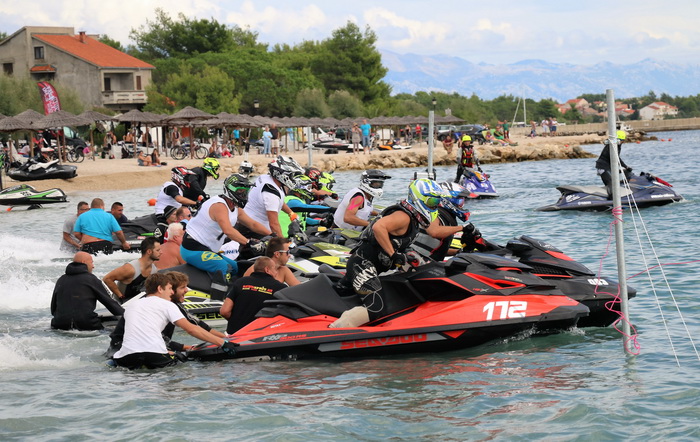 Plaža Jadro u Viru: Finalni dan posljednje utrke Alpe Adria Jet Ski Toura 2016. Foto: Kažimir Škrbić/Virski list