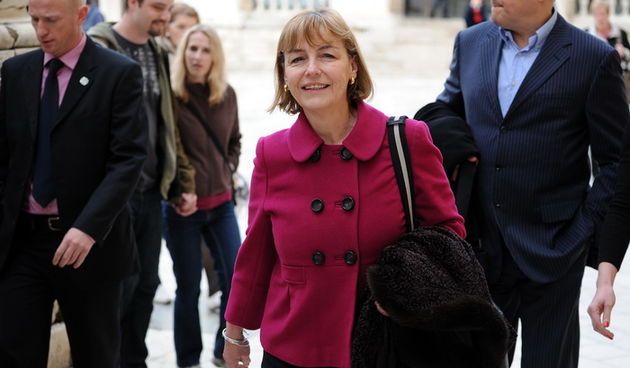 Zadar, 050413.
Veceras je u HNK Zadar odrzano predstavljanje liste koalicije SDP-HNS-HSU za Europski parlament. Na predstavljanju su govorili predsjednik SDP-a Zoran Milanovic, predsjednica HNS-a Vesna Pusic, predsjednik HSU-a Silvano Hrelja, te prvi na l