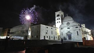 Novogodišnji vatromet u Zadru 2009. (foto: Marin Gospić)