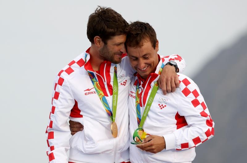 Rioe de Janeiro. Olimpijski prvaci u klasi 470, Šime Fantela i Igor Marenić. Photo. Igor Kralj/PIXSELL Rioe de Janeiro. Olimpijski prvaci u klasi 470, Šime Fantela i Igor Marenić. Photo. Igor Kralj/PIXSELL