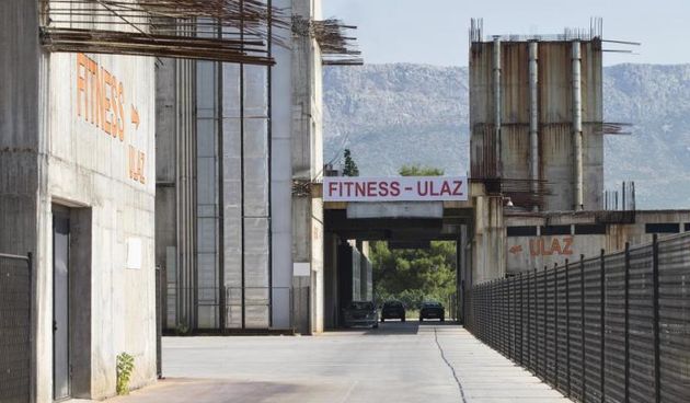 Zbog nedovrsene i zapustene zgrade Spaladium Arene Gradu Splitu prijeti bankrot, zbog tuzbe banaka u iznosu od 53 milijuna eura. Photo: Davor Puklavec/PIXSELL