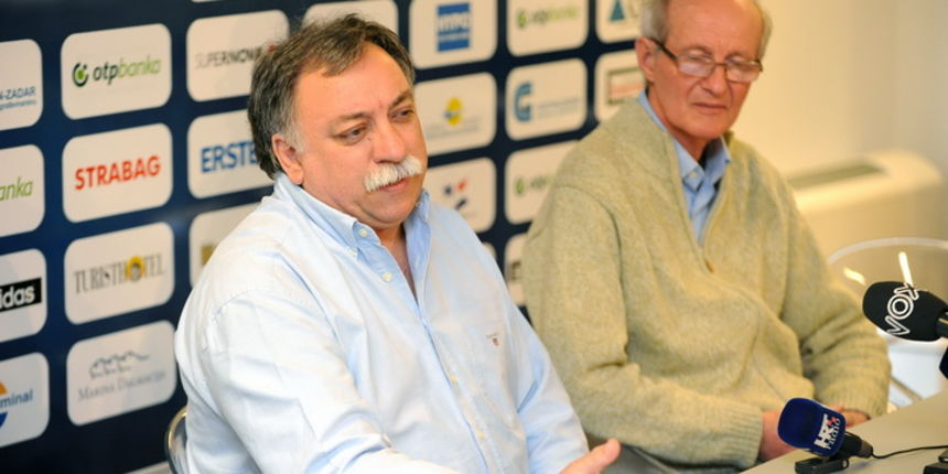 Zadar, 040311. Danas je u press centru u dvorani Kresimir Cosic zadarskoj javnosti predstavljen novi trener Zadra Pino Grdovic. Grdovi