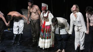 U sklopu Medjunarodnog festivala suvremenog kazalista Zadar snova, u kazalistu lutaka odrzana je predstava Grobnica za Borisa Davidovica. Photo: Filip Brala/PIXSELL