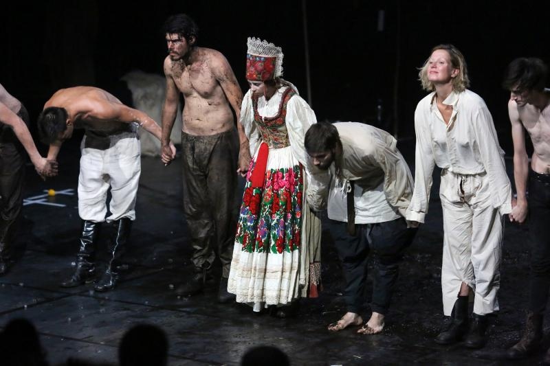 U sklopu Medjunarodnog festivala suvremenog kazalista Zadar snova, u kazalistu lutaka odrzana je predstava Grobnica za Borisa Davidovica. Photo: Filip Brala/PIXSELL