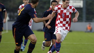 Varazdin, 121010.
Gradski stadion Varazdin. Kvalifikacijska utakmica za Europsko prvenstvo U21 u Danskoj 2011. godine. Hrvatska – Spanjolska.
Na slici: Mato Jajalo.
Foto: Zeljko Hajdinjak / Cropix Varazdin, 121010.
Gradski stadion Varazdin. Kvalifikacijska utakmica za Europsko prvenstvo U21 u Danskoj 2011. godine. Hrvatska – Spanjolska.
Na slici: Mato Jajalo.
Foto: Zeljko Hajdinjak / Cropix