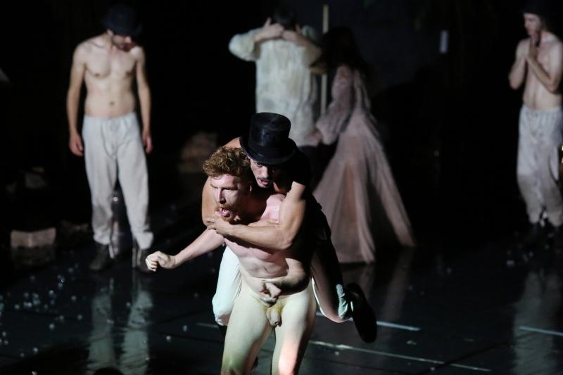 U sklopu Medjunarodnog festivala suvremenog kazalista Zadar snova, u kazalistu lutaka odrzana je predstava Grobnica za Borisa Davidovica. Photo: Filip Brala/PIXSELL