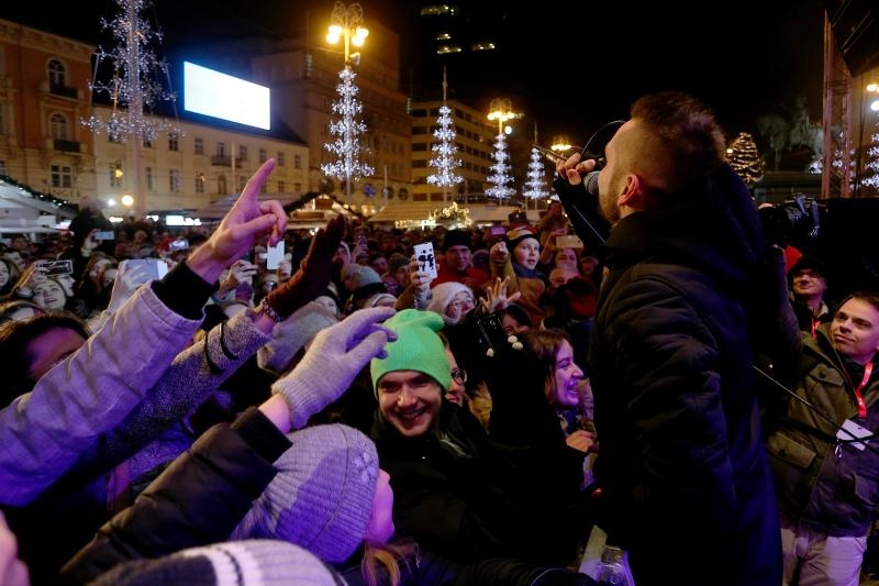 Humanitarni koncert Želim život na Trgu bana Josipa Jelačića