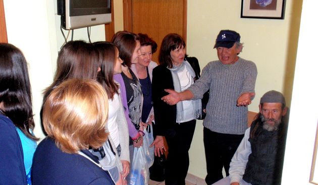 Darivanje u prenoćištu Sv. Vinko Paulski, foto Karla Šorić