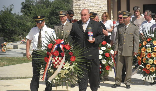 Dan grada Benkovca: Polaganje vijenaca