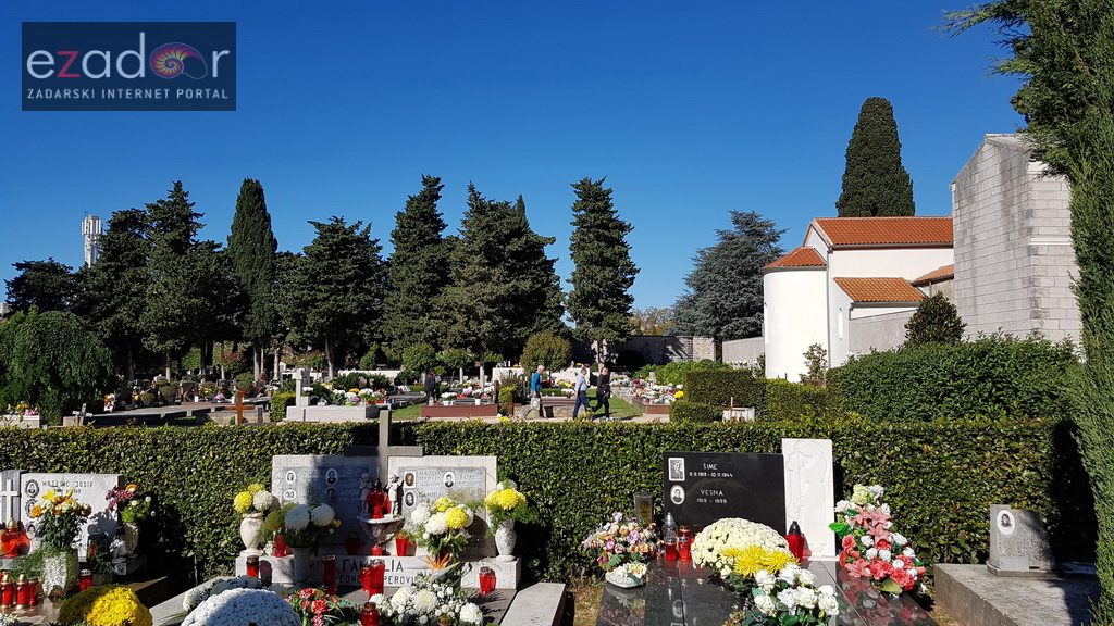 Blagdan Svih svetih na zadarskim grobljima