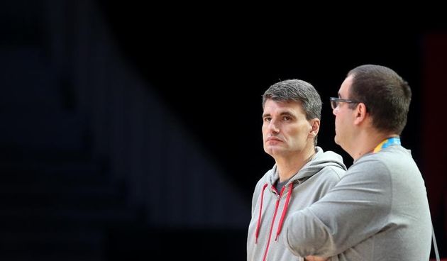 Na stadionu Pierre Mauroy gdje se igra završnica EuroBasketa 2015. održan je trening hrvatske košarkaške reprezentacije.   Photo: Igor Kralj/PIXSELL