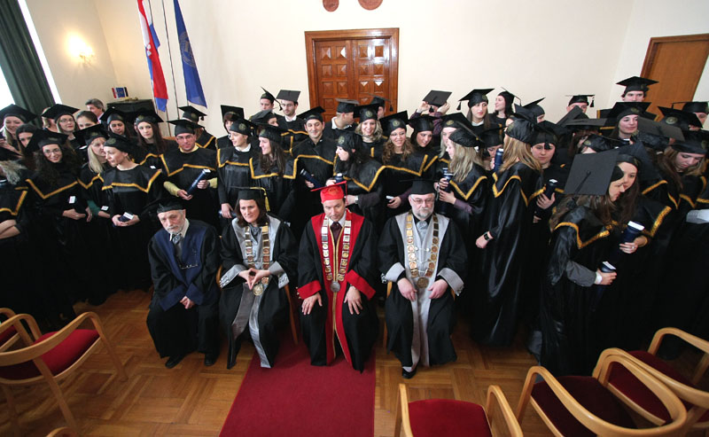 Promocija diplomiranih studenata, 7. ožujka 2009. (foto: Marin Gospić)