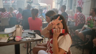 Navijačko ludilo u Zadru za vrijeme i nakon finala Svjetskog prvenstva Navijačko ludilo u Zadru za vrijeme i nakon finala Svjetskog prvenstva