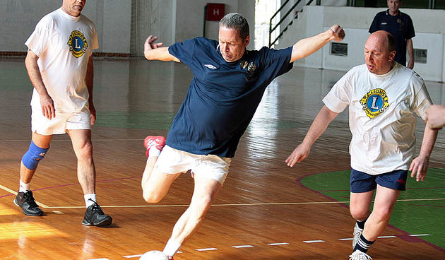 Humanitarna malonogometna utakmica u dvorani Mocire