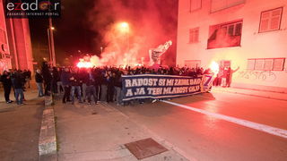 Okupljanje Tornada na Forumu i korteo do Krešinog doma Okupljanje Tornada na Forumu i korteo do Krešinog doma