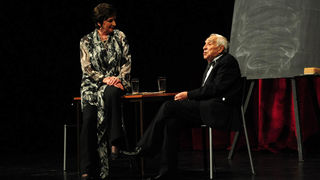 Zadar, 28.02.2013. snimio: Nenad Marčev,
PLANET ART,
Raymond Queneu,
STILSKE VJEŽBE,
Redatelj Tomislav Radić,
Igraju: Lela Margitić i Pero Kvrgić,
Dvorana HNK Zadar Zadar, 28.02.2013. snimio: Nenad Marčev,
PLANET ART,
Raymond Queneu,
STILSKE VJEŽBE,
Redatelj Tomislav Radić,
Igraju: Lela Margitić i Pero Kvrgić,
Dvorana HNK Zadar