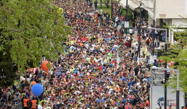 Zadar: Start najbrojnije svjetske utrke Wings For Life World Run, Photo: Dino Stanin/PIXSELL