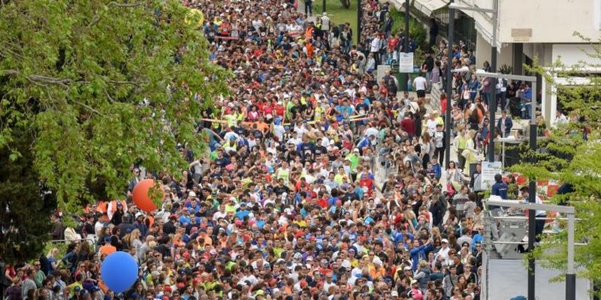 Zadar: Start najbrojnije svjetske utrke Wings For Life World Run, Photo: Dino Stanin/PIXSELL