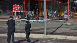 Raznesen bankomat u sklopu Plodina na Žmirićima Raznesen bankomat u sklopu Plodina na Žmirićima