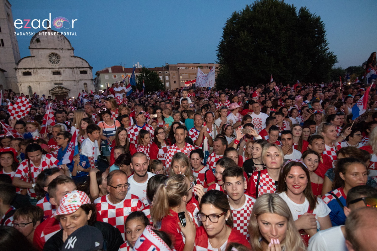 Veličanstven doček četvorice zadarskih Vatrenih