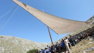 30.08.2015., Kornati – Na otoku Kornatu obiljezena je 8. obljetnica stradanja 12 vatrogasaca iz Sibenika, Vodica i Tisnog. Photo: Dusko Jaramaz/PIXSELL 30.08.2015., Kornati – Na otoku Kornatu obiljezena je 8. obljetnica stradanja 12 vatrogasaca iz Sibenika, Vodica i Tisnog. Photo: Dusko Jaramaz/PIXSELL