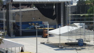 Pripreme za koncert Lennyja Kravitza