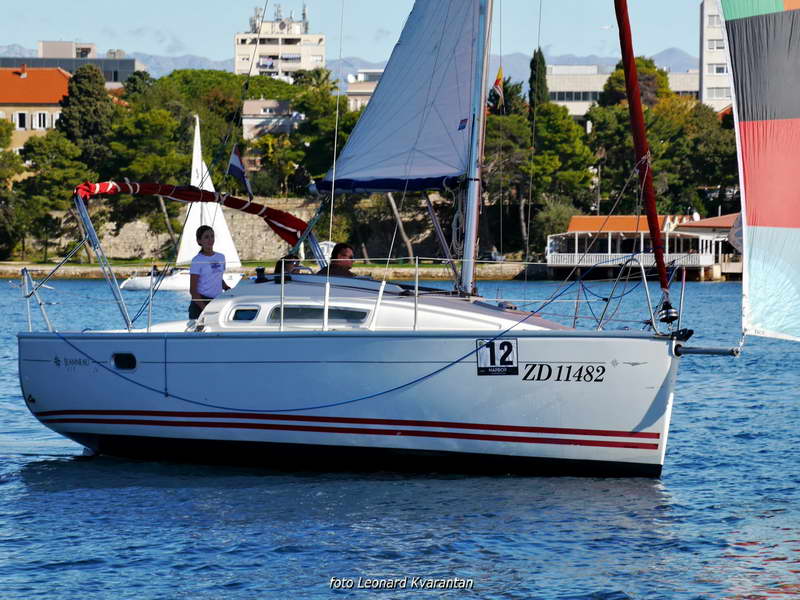 Zadarska Koka 2016. gledana s mora. Foto: Leonard Kvarantan Zadarska Koka 2016. gledana s mora. Foto: Leonard Kvarantan