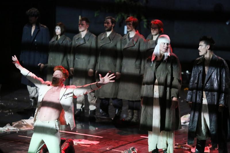 U sklopu Medjunarodnog festivala suvremenog kazalista Zadar snova, u kazalistu lutaka odrzana je predstava Grobnica za Borisa Davidovica. Photo: Filip Brala/PIXSELL