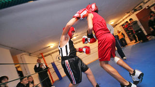 Javni sparing u boksačkom klubu Zlatna rukavica (foto:Saša Čuka)