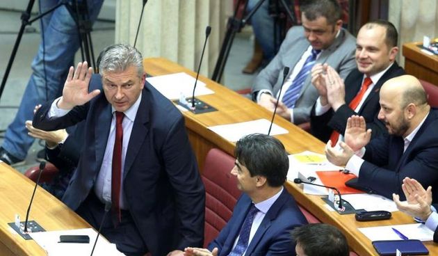 Na pocetku glasovanja u Saboru Ranko Ostojic izabran je za predsjednika odbora za unutarnju politiku i nacionalnu sigurnost. Photo: Patrik Macek/PIXSELL