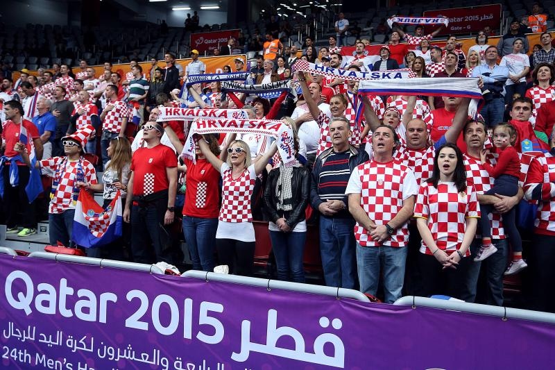 Katar – 24. svjetsko rukometno prvenstvo, 5. kolo, grupa B, Hrvatska – Bosna i Hercegovina 28-21. Photo: Goran Stanzl/PIXSELL